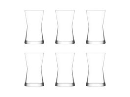Hermia Juego de Vasos LV-DRN372F de 6 Piezas en Vidrio Transparente